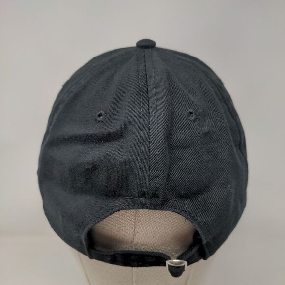 Apollo USA Slideback Hat Black One Size Adjustable Embroidered 6 Panel - Picture 5 of 7